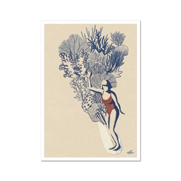 Coral Slide II Art Print