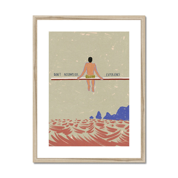 Don't accomplish Framed & Mounted Print
