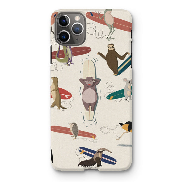 Surfing Animals Snap Phone Case