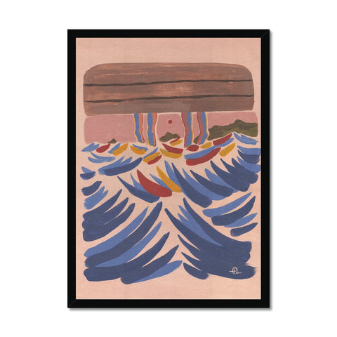 Someone to talk to Framed Print