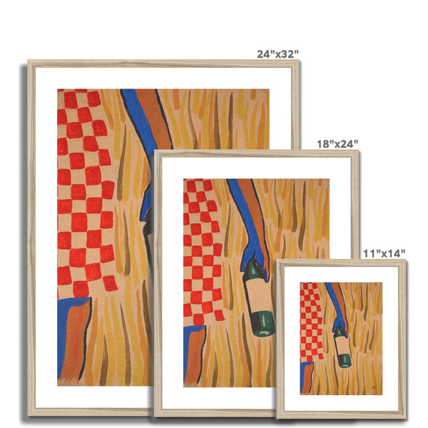 Choosing red Framed & Mounted Print