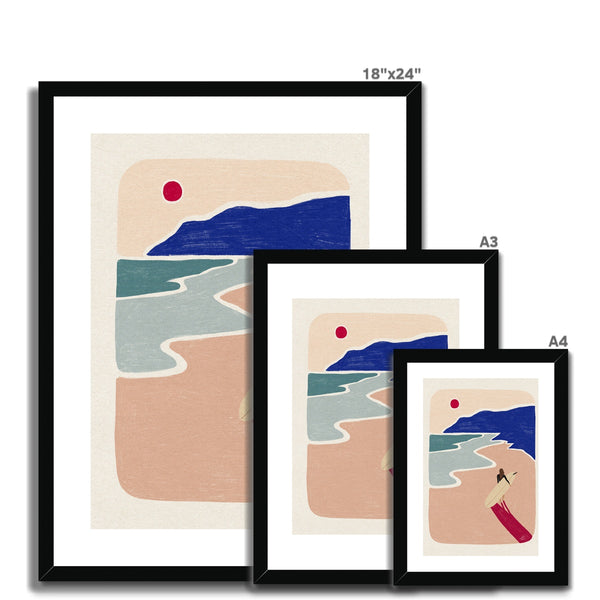 Dragging Framed & Mounted Print