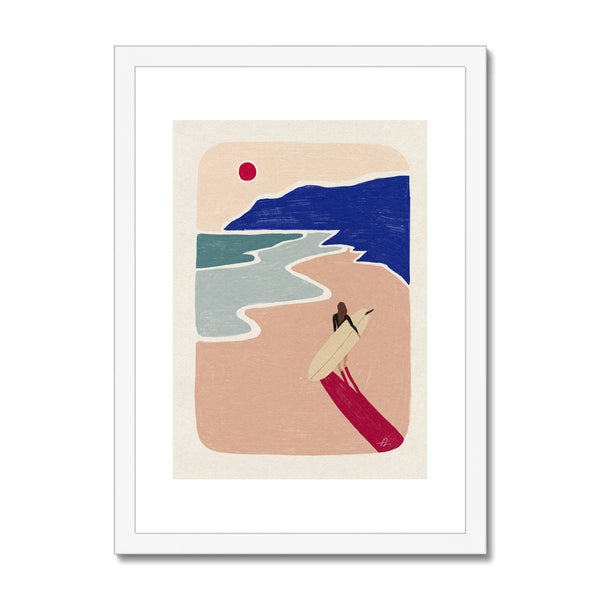 Dragging Framed & Mounted Print