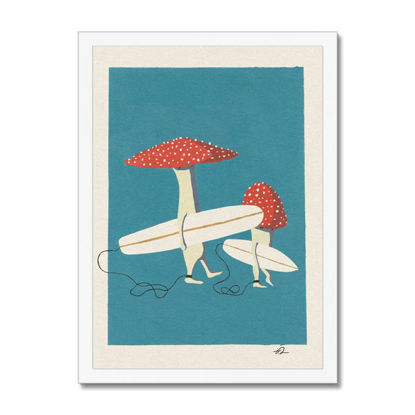 The Toadstool Bro's Framed Print