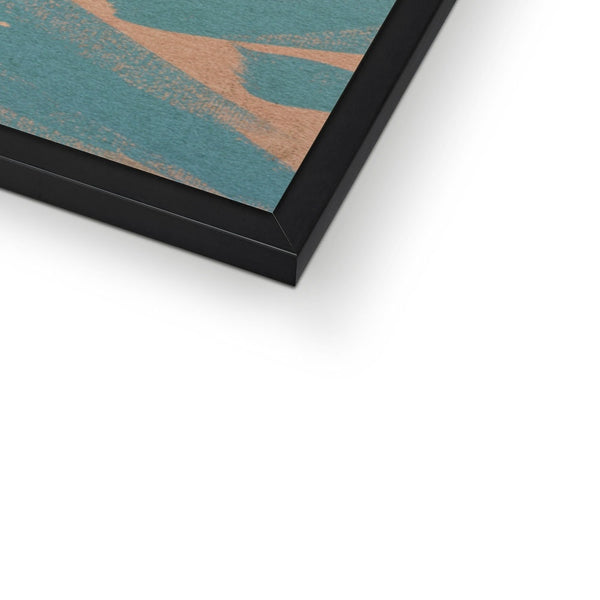 Your place and mine Framed Print