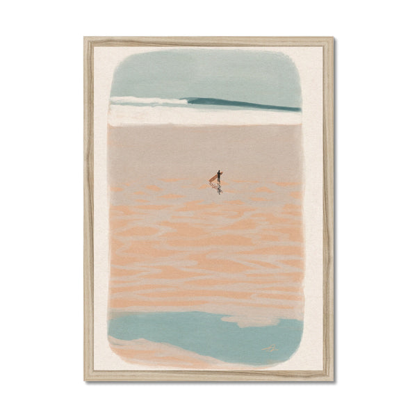 Marée haute, marée basse Framed Print