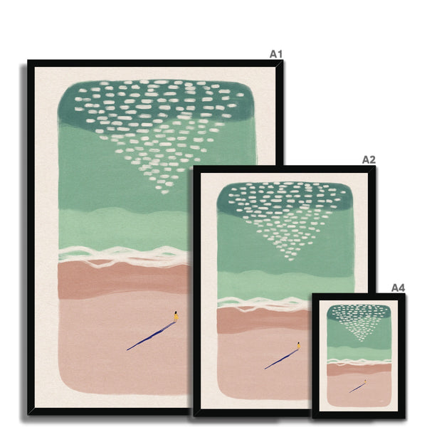Bords de mer Framed Print