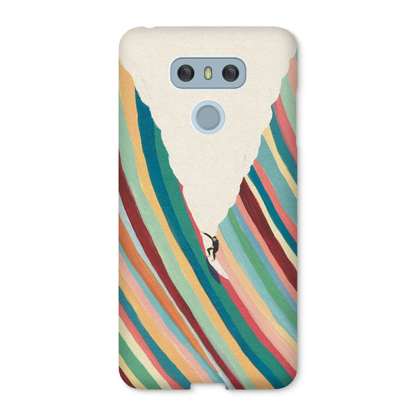 Surfing with Stache Snap Phone Case