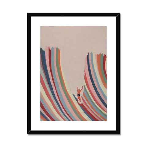 Hands in the air Framed & Mounted Print