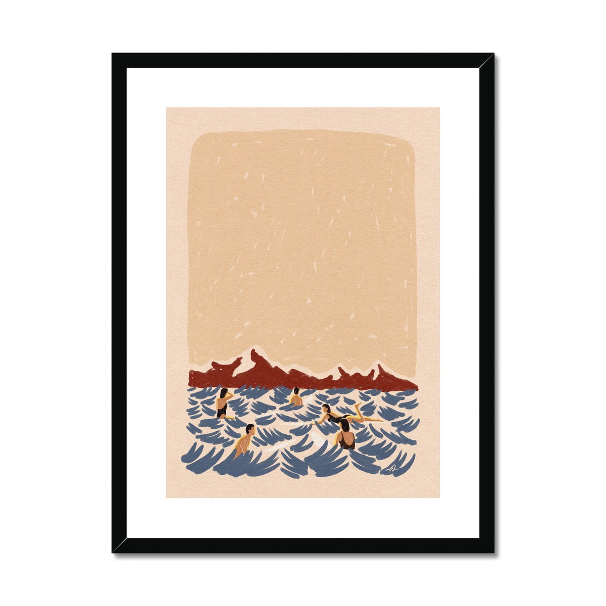Pool Party Framed & Mounted Print