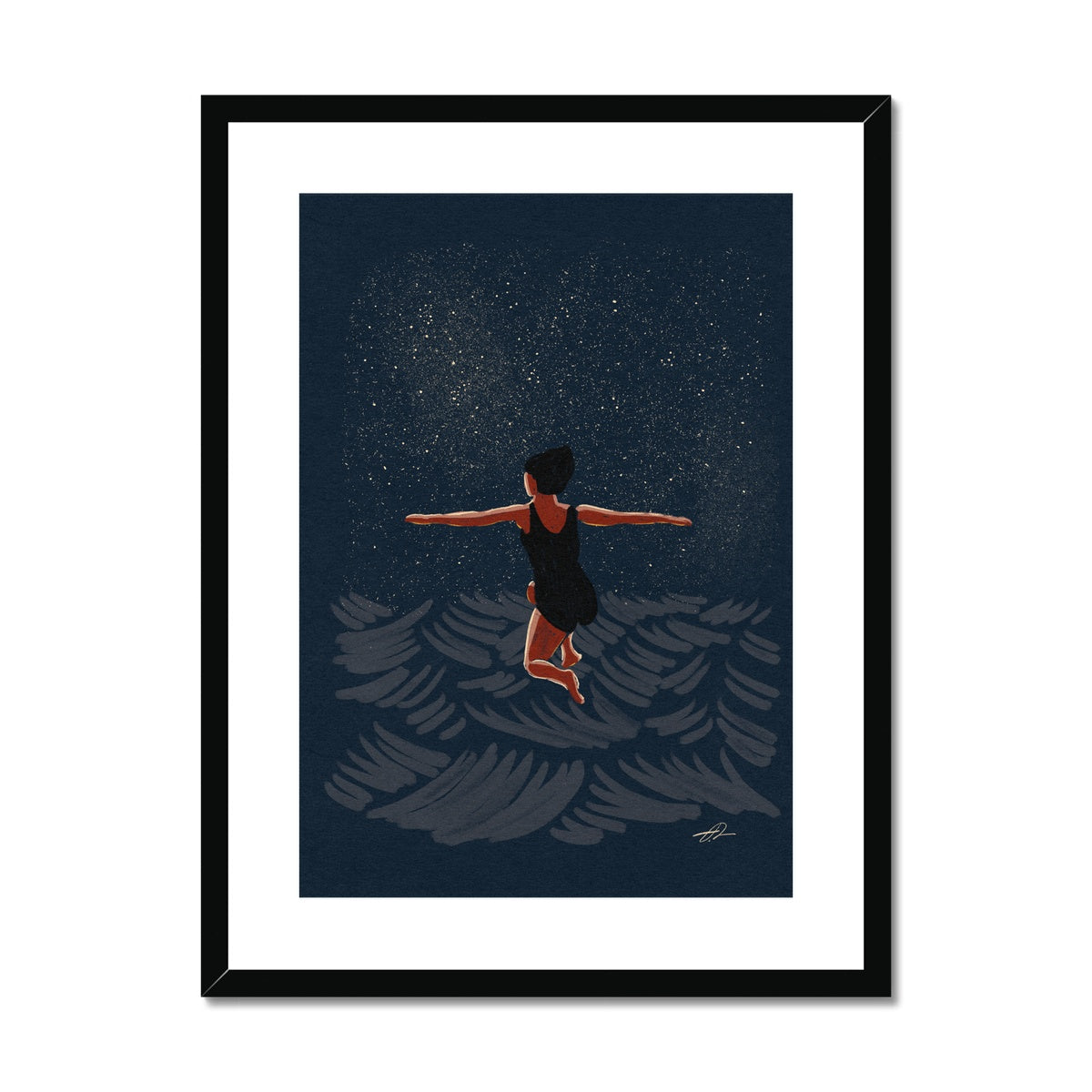 Leap of faith Framed & Mounted Print