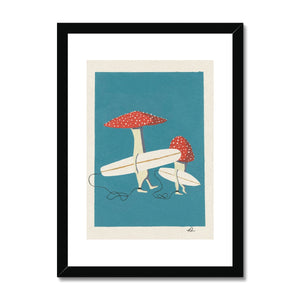 The Toadstool Bro's Framed & Mounted Print
