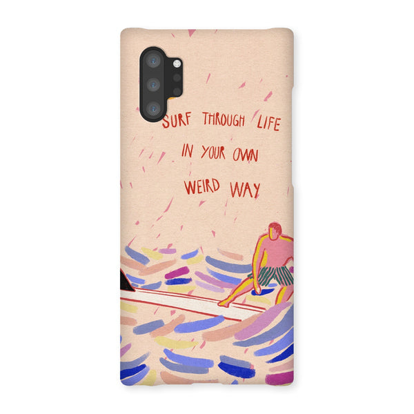 Surf weird Snap Phone Case