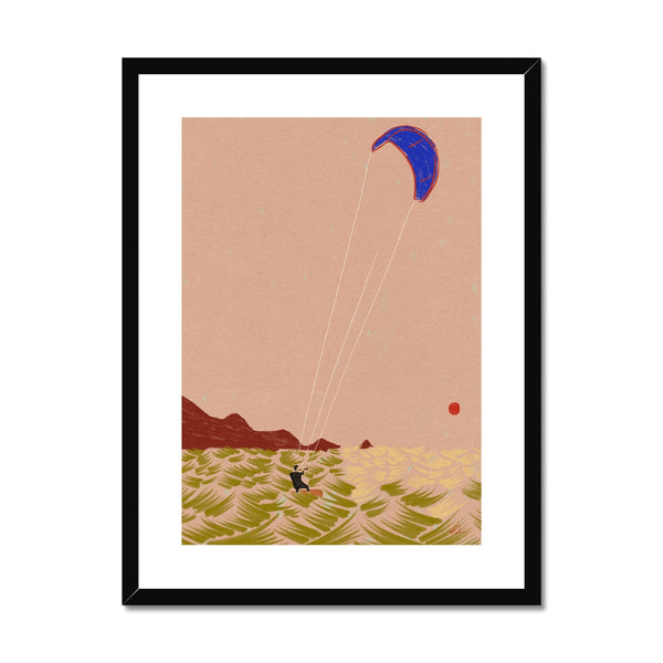 Glide away Framed & Mounted Print