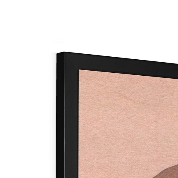 Someone to talk to Framed Print