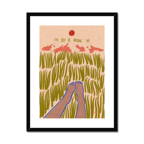 JOMO Framed & Mounted Print