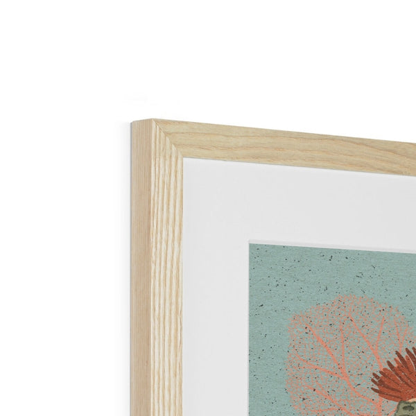 Coral Lady Framed & Mounted Print