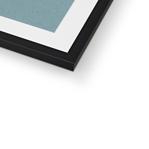 Surfing Ostrich Framed & Mounted Print