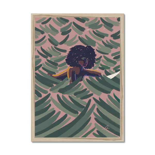 A closer look Framed Print