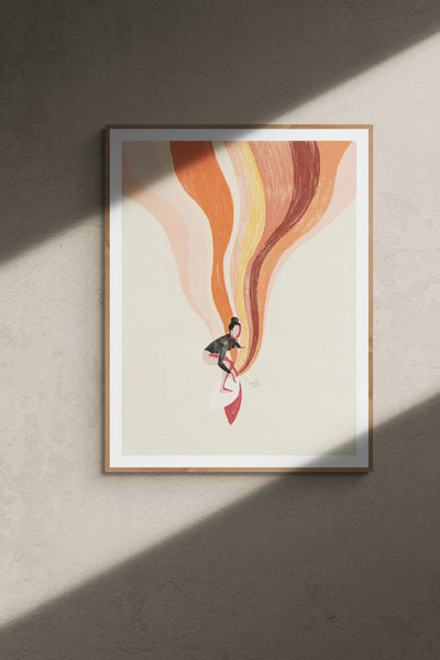 Making a mess Framed & Mounted Print