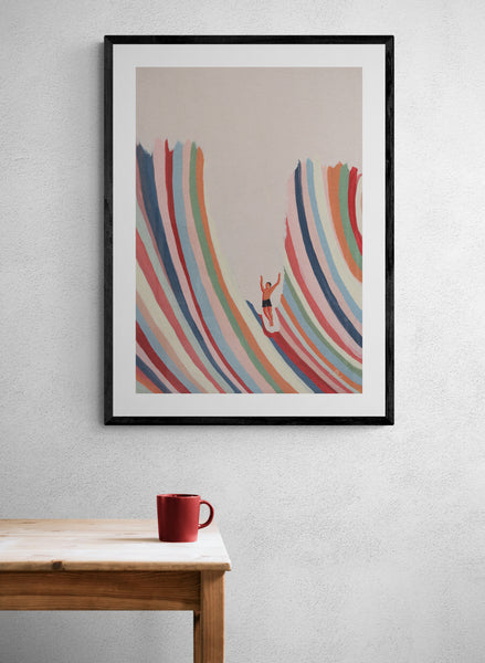 Hands in the air Art Print
