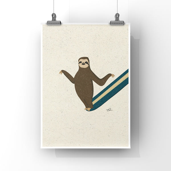 Sliding into the new year with no expectations... Art Print