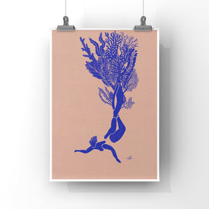 Hold your breath Art Print