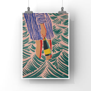 Bring out the champagne Art Print