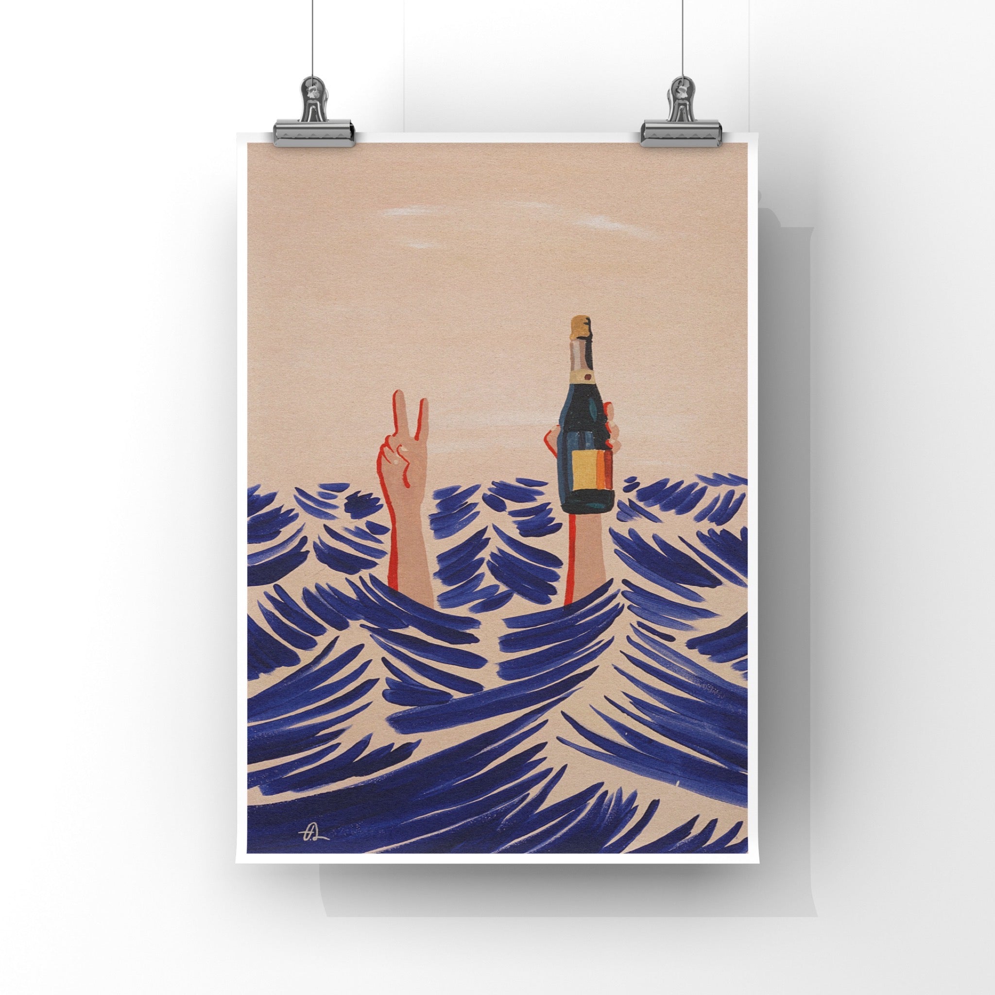 Liquor & Peace Art Print