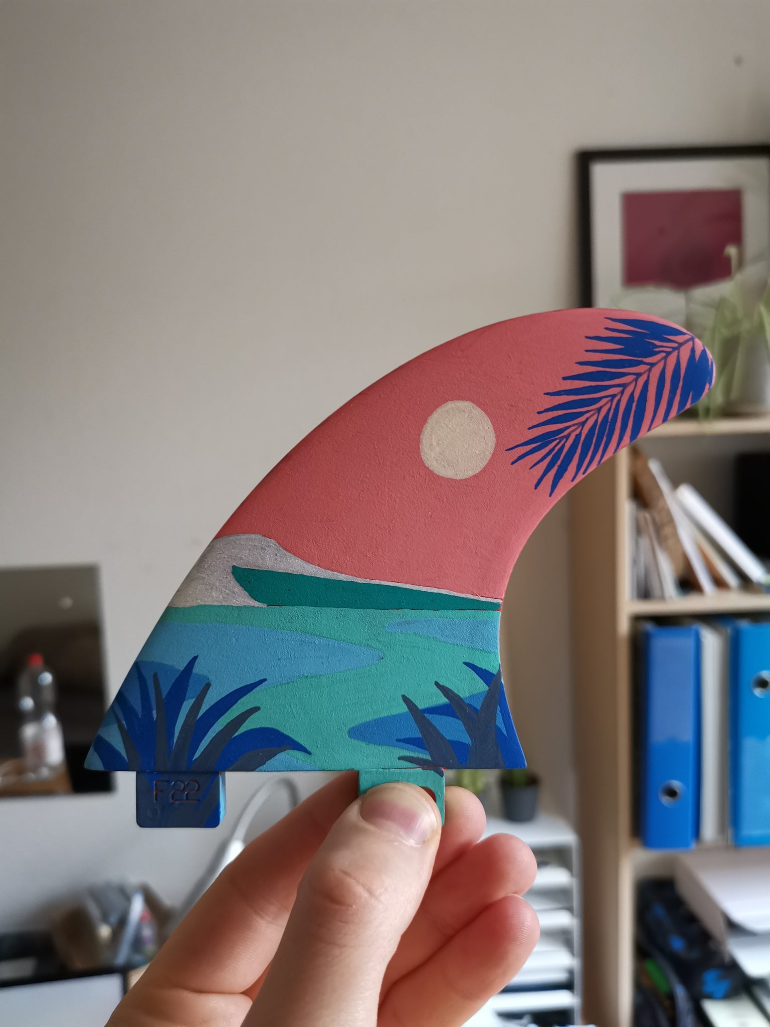 Original upcycled surfboard fin