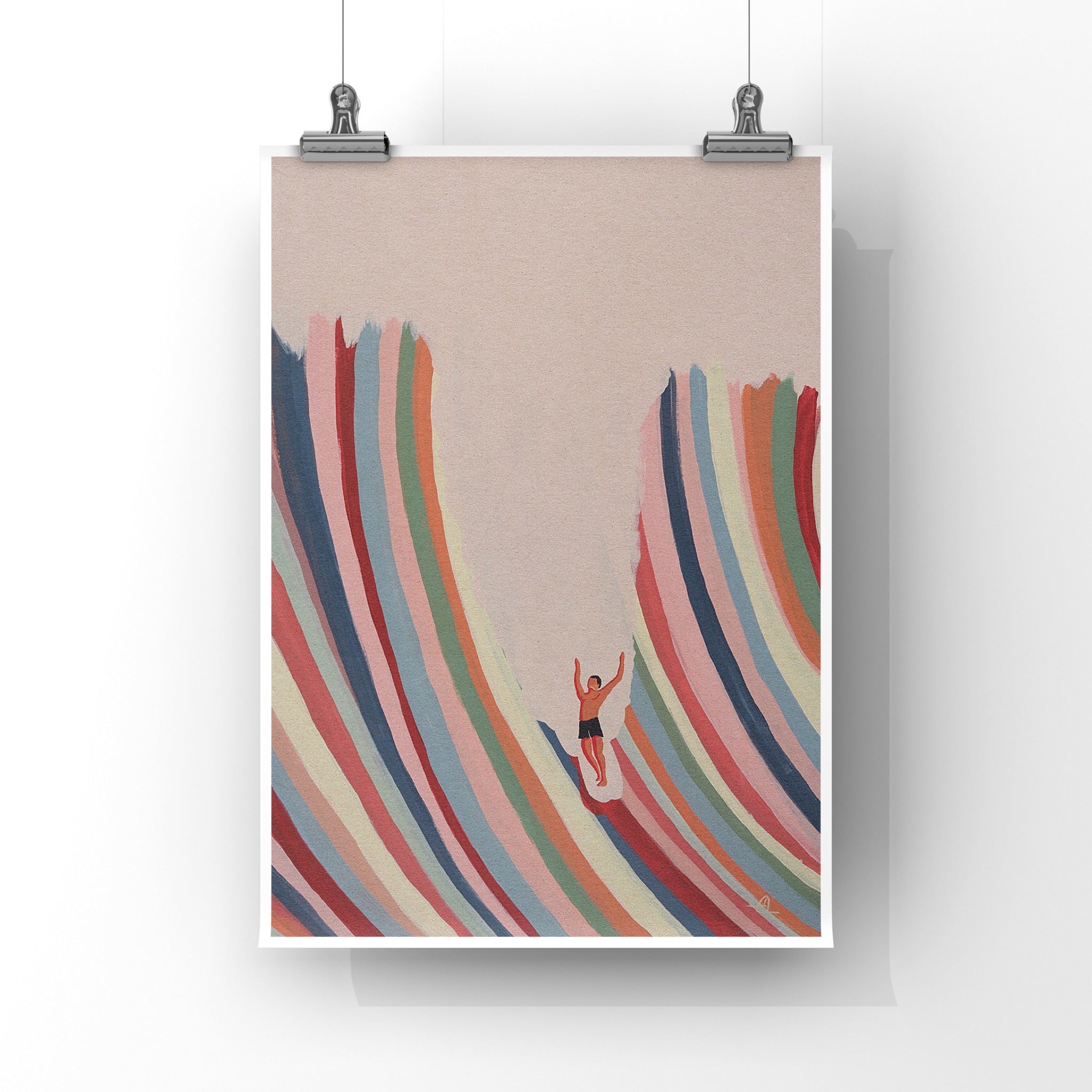Hands in the air Art Print