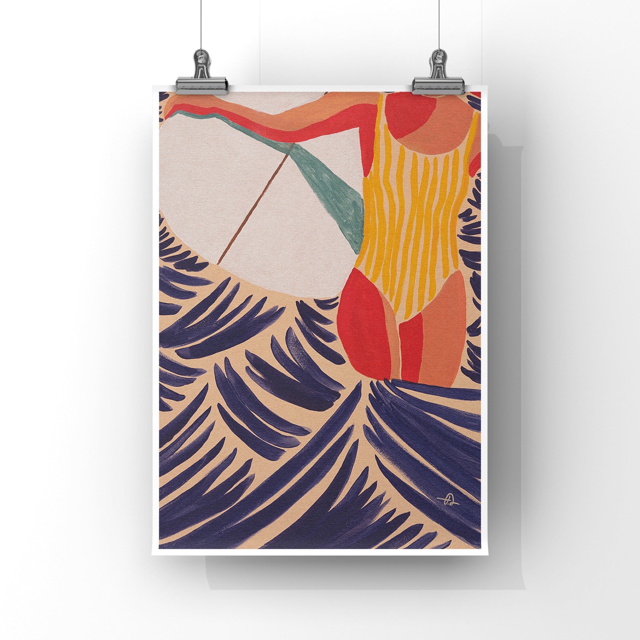 Somewhere, somewhen Art Print