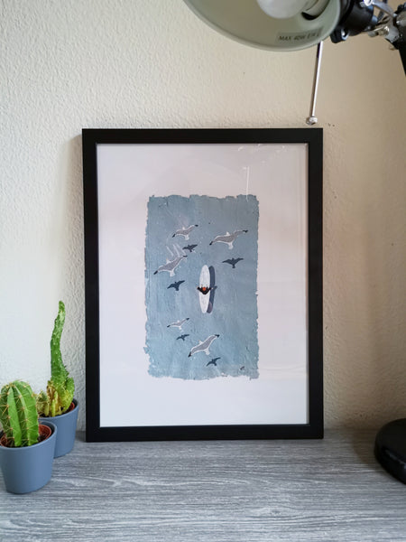 "Seagulls-eye view" Original Painting