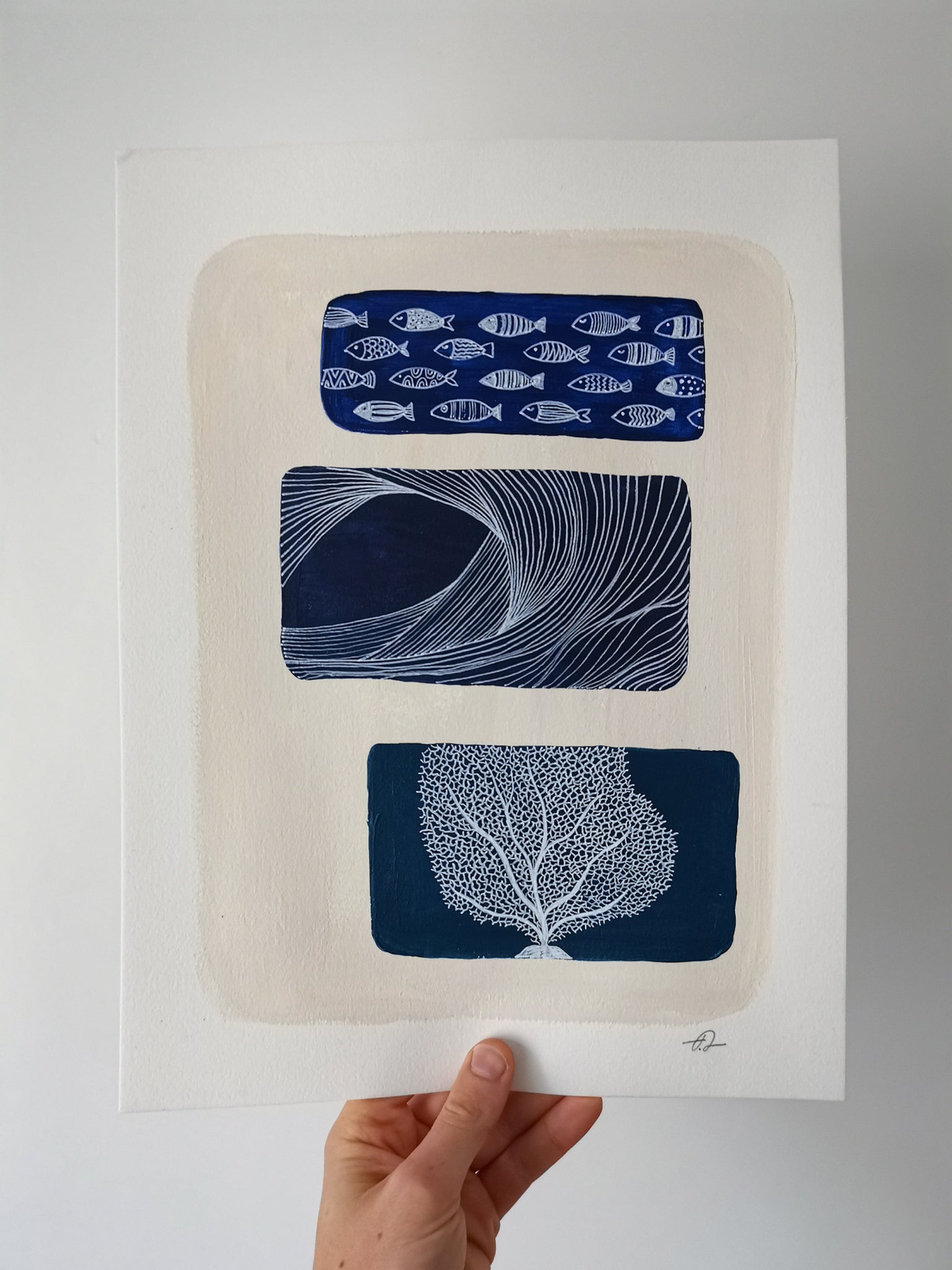 "Ocean Love Letter" Original