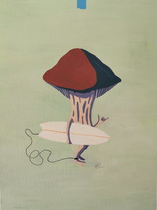 "Fungi Surfer" Original