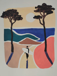 "Between two pines" Original