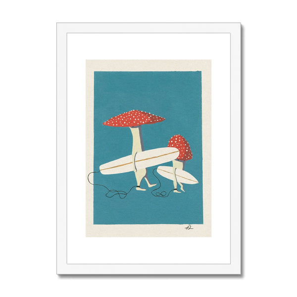 The Toadstool Bro's Framed & Mounted Print
