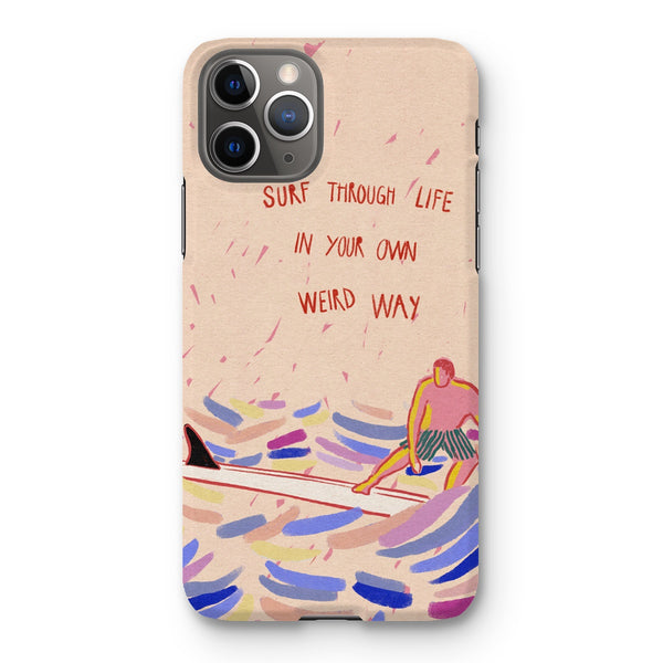 Surf weird Snap Phone Case
