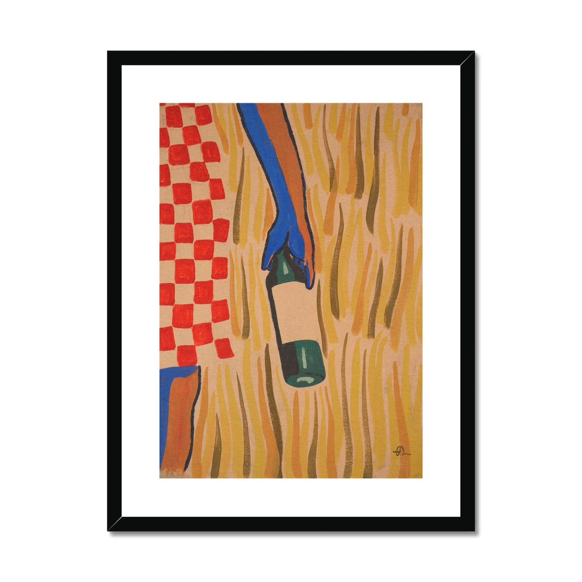 Choosing red Framed & Mounted Print
