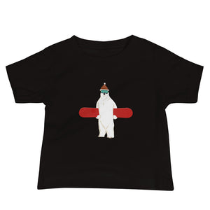 "Snow Bear" Baby Jersey Short Sleeve Tee