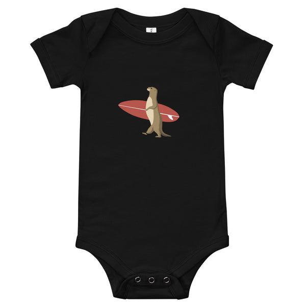 "Surfing Otter II" Baby Bodysuit