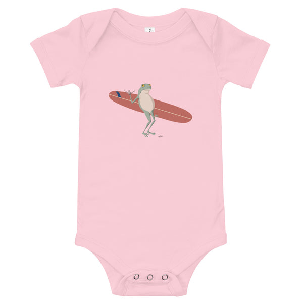 "Surfing Frog" Baby Bodysuit