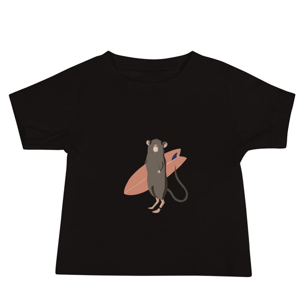 "Surfing Mouse" Baby Jersey Short Sleeve Tee