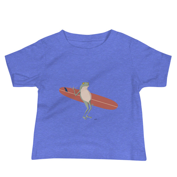 "Surfing Frog" Baby Jersey Short Sleeve Tee