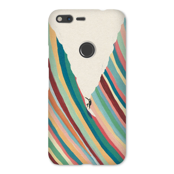 Surfing with Stache Snap Phone Case
