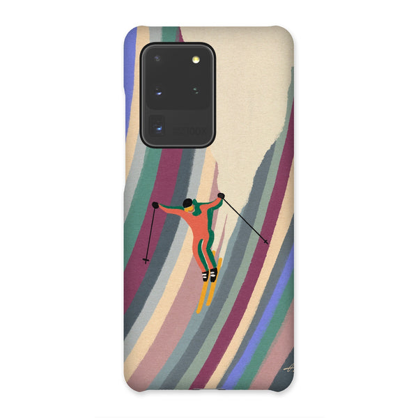 Down the slope Snap Phone Case