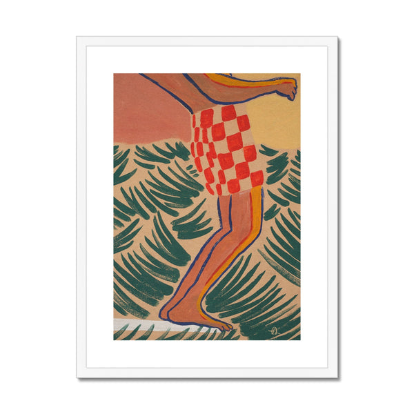 Hang ten and now Framed & Mounted Print