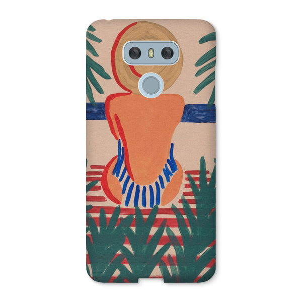 Woman with hat Snap Phone Case