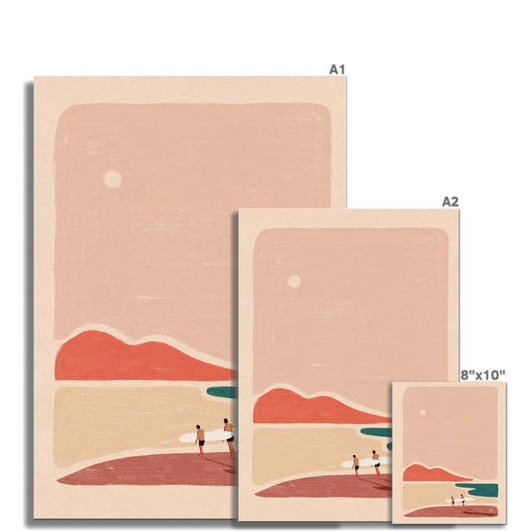 Buddies & boards Art Print