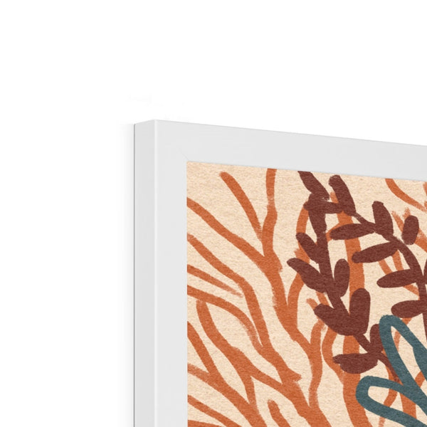 Corals on my mind Framed Print